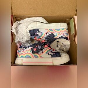 Twinkle Toes Toddler Girl Rainbow Unicorn Light Up Sneakers